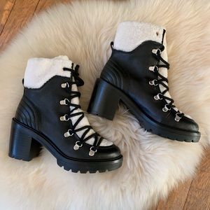 NWOT Marc Fisher Daven Shearling Boot